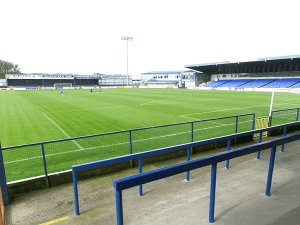 The Showgrounds, home stadium of Coleraine