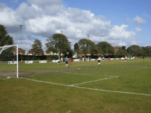 The Oval, home stadium of Bedworth United