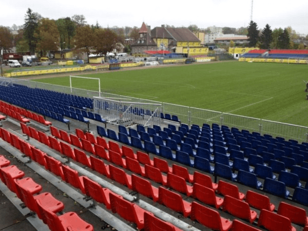 Stadion MOSiR, home stadium of Bytovia Bytów