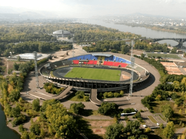 Central'nyj Stadion, home stadium of Yenisey