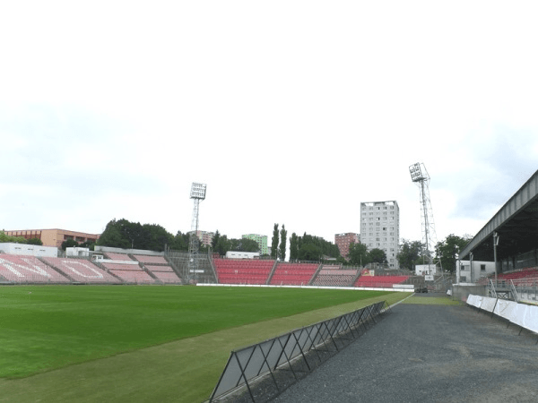 Městský fotbalový stadion Srbská, home stadium of Zbrojovka Brno
