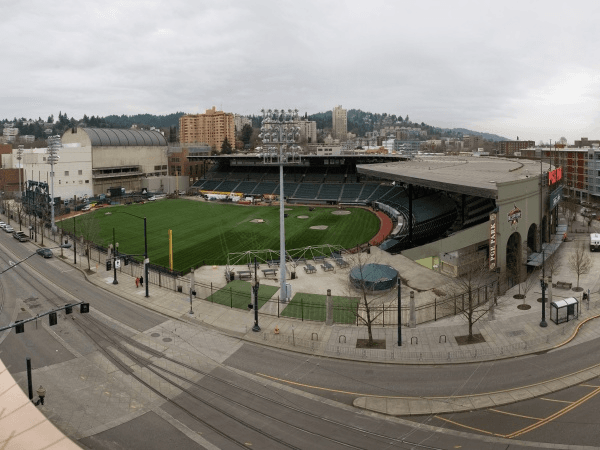 Providence Park, home stadium of Portland Timbers II