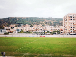 Abdurrahman Roza Haxhiu Stadium, home stadium of KF Lushnja