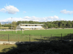 Ismail Xhemali Stadium, home stadium of KF Tërbuni Pukë