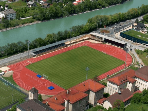Silberstadt Arena Schwaz, home stadium of Schwaz