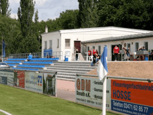 Stadion Bernburg, home stadium of Askania Bernburg