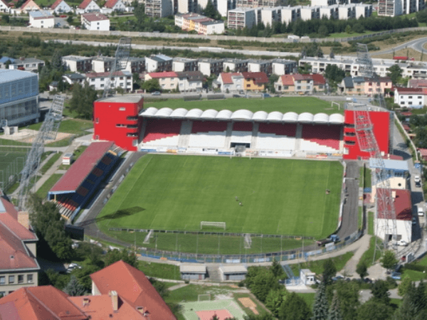 Stadion v Jiráskově ulici, home stadium of Vysočina Jihlava