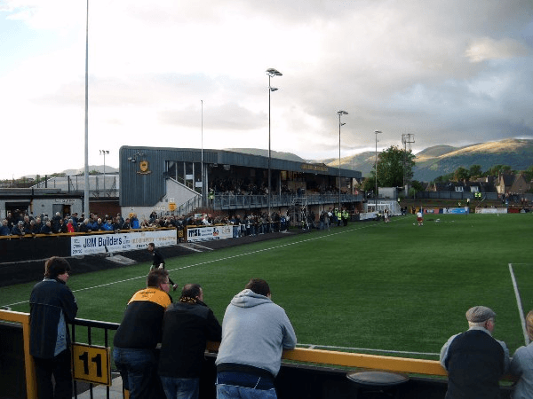 Indodrill Stadium, home stadium of Alloa Athletic