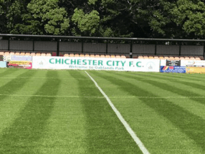 Oaklands Park, home stadium of Chichester City