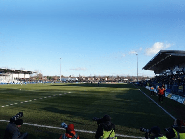 Tameside Stadium, home stadium of Curzon Ashton