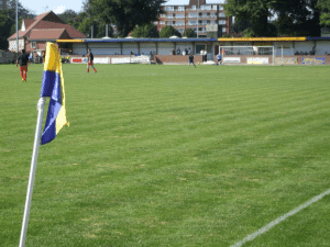 The Saffrons, home stadium of Eastbourne Town