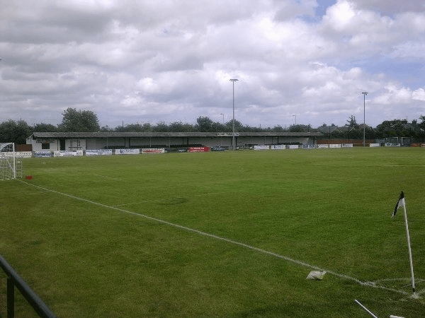 Salters Lane, home stadium of Faversham Town