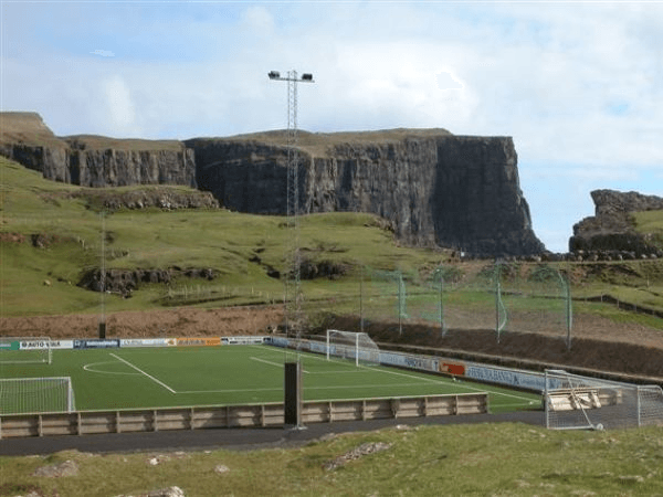 Vesturi á Eiðinum, home stadium of Suduroy