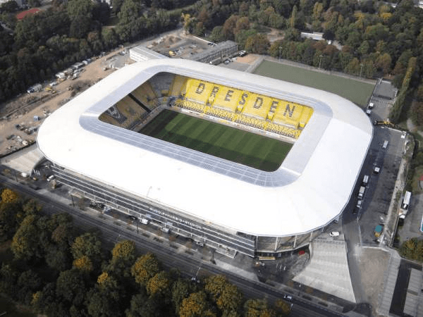 Rudolf-Harbig-Stadion, home stadium of SG Dynamo Dresden