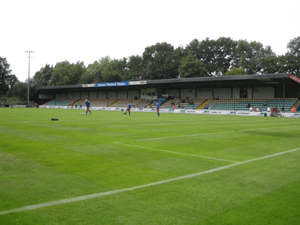 Edmund-Plambeck-Stadion, home stadium of St. Pauli II