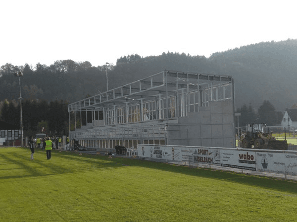 WECO-Arena im Sportpark Germania, home stadium of Germania Windeck