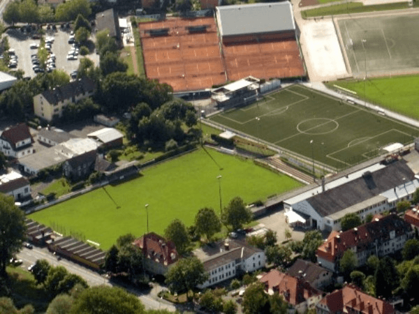 Stadion an der Gisselberger Straße, home stadium of VfB Marburg