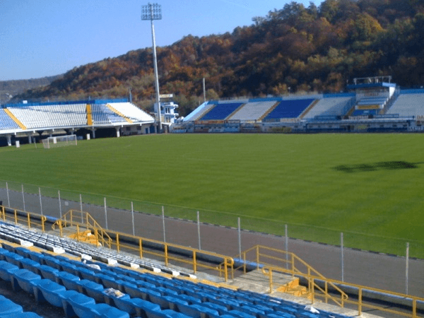 Stadionul Jean Pădureanu, home stadium of Gloria Bistriţa