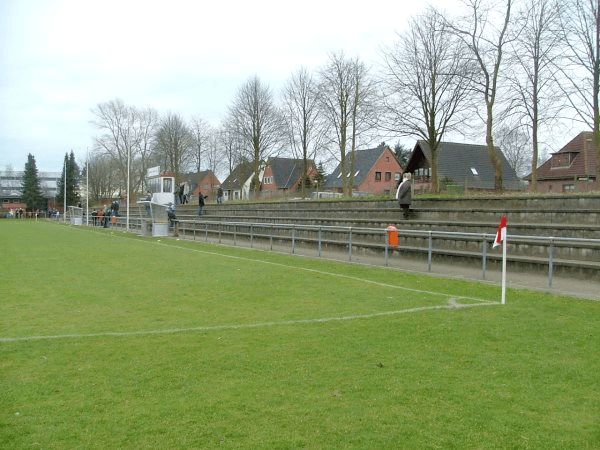 Manfred-Werner-Stadion, home stadium of Weiche Flensburg