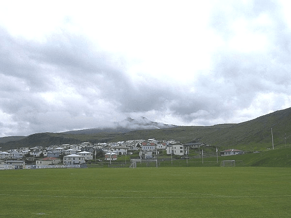 Ólafsvíkurvöllur, home stadium of Víkingur Ólafsvík