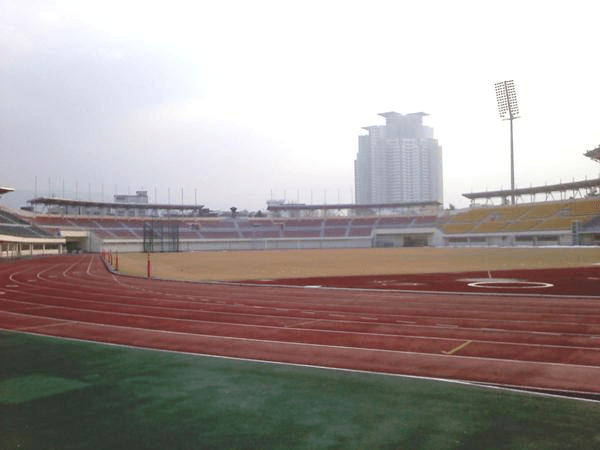 Cheongju Stadium, home stadium of Chungbuk Cheongju