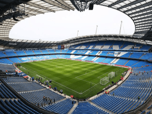 Etihad Stadium, home stadium of Manchester City