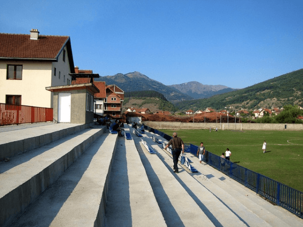 Stadion pod Racinom, home stadium of Jezero