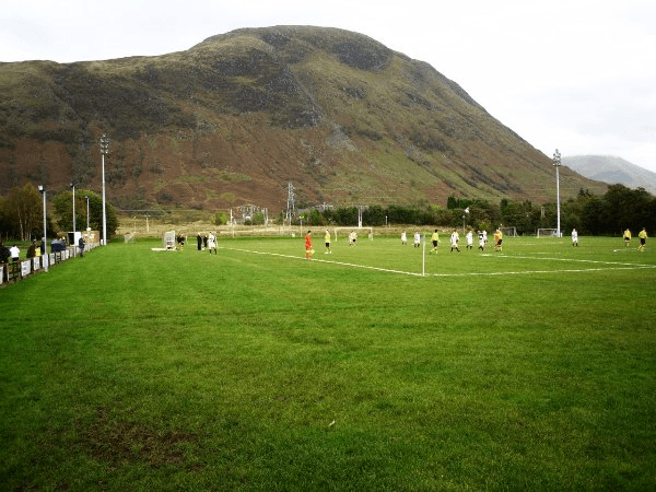 Claggan Park, home stadium of Fort William
