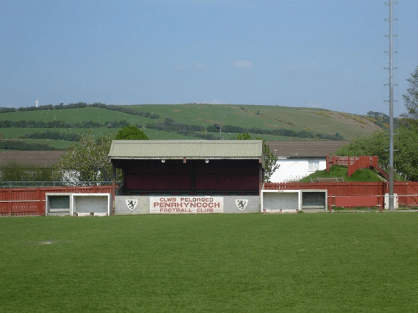 Cae Baker, home stadium of Penrhyncoch