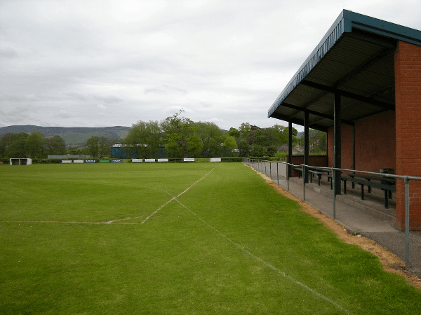 Memorial Playing Fields, home stadium of Ruthin Town