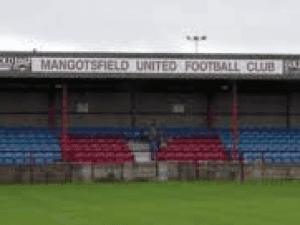 Cossham Street Stadium, home stadium of Mangotsfield United
