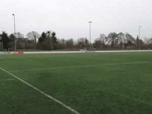 Fichte-Sportplatz, home stadium of Grün-Weiß Brieselang