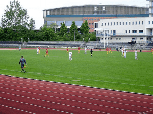 Sportpark Lankow, home stadium of Mecklenburg Schwerin