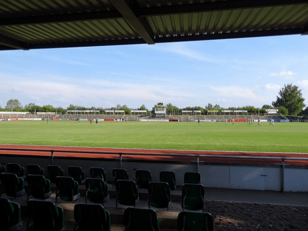 Stadtstadion Merseburg, home stadium of SV Merseburg