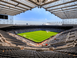 St. James' Park, home stadium of Newcastle United