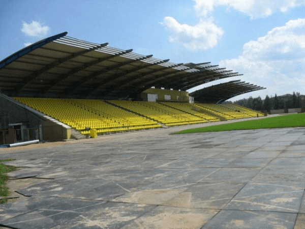 Stroitel Stadium, home stadium of Shakhtyor Soligorsk