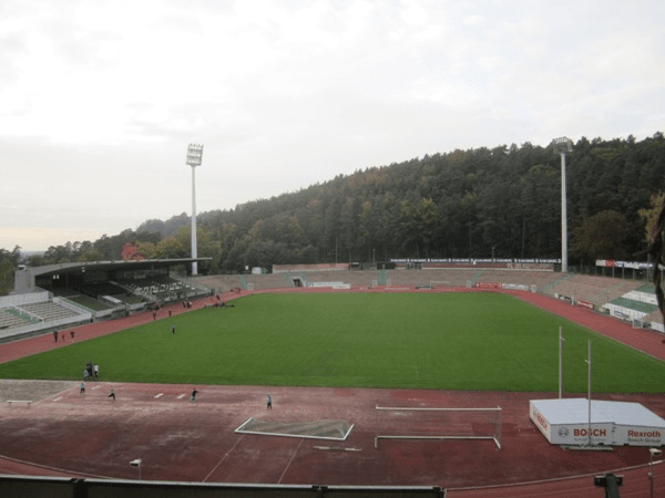 Waldstadion, home stadium of FC 08 Homburg