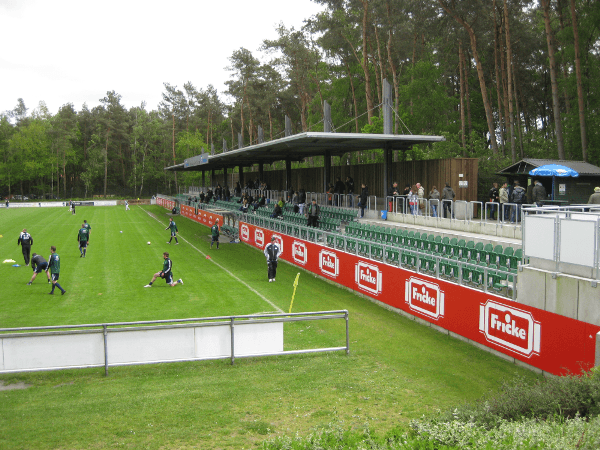 Waldstadion, home stadium of Heeslinger SC