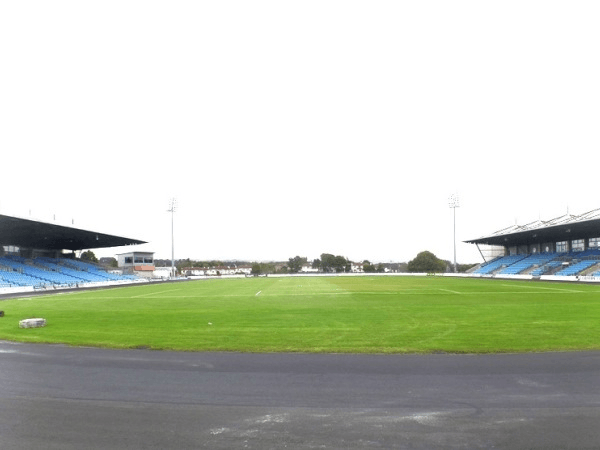 The Showgrounds, home stadium of Ballymena United