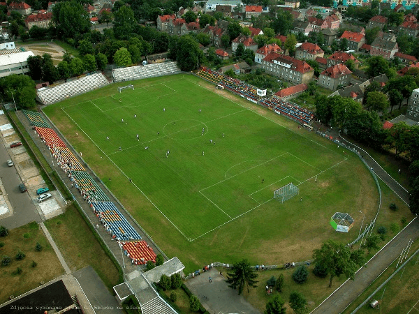 Stadion Miejski, home stadium of Błękitni Stargard