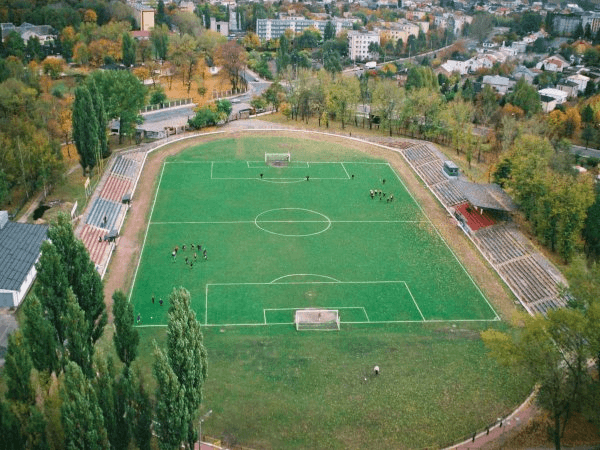 Stadion MOSiR, home stadium of Podlasie Biała Podlaska