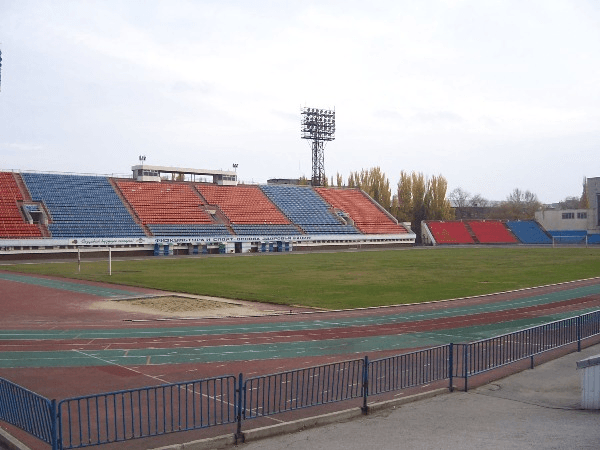Stadion Lokomotiv, home stadium of Sokol Saratov