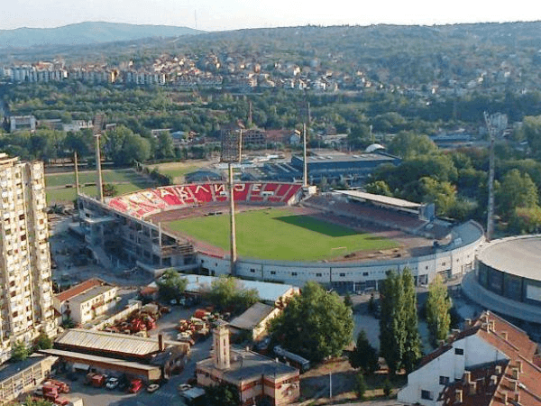 Gradski Stadion Čair, home stadium of Radnički Niš