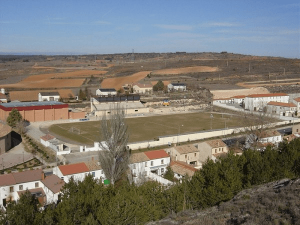 Estadio Municipal de El Burgo de Osma, home stadium of Sporting Uxama