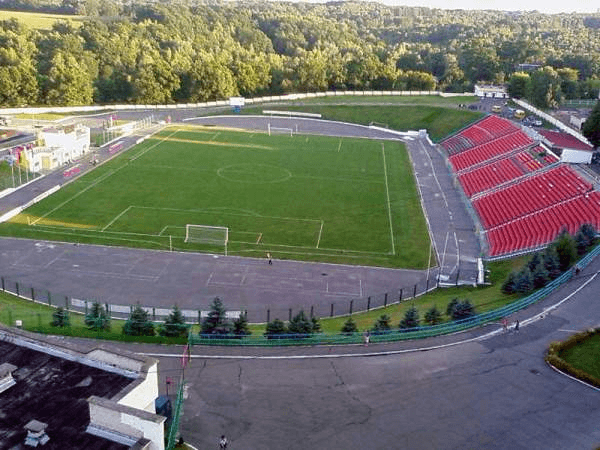 Yunost Stadium, home stadium of Slavia