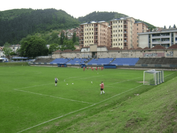 Gradski Stadion, home stadium of Drina Zvornik