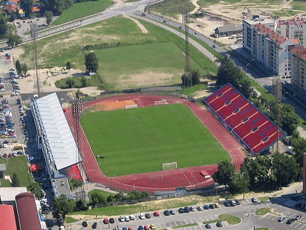 Gradski Stadion, home stadium of FK Borac Banja Luka