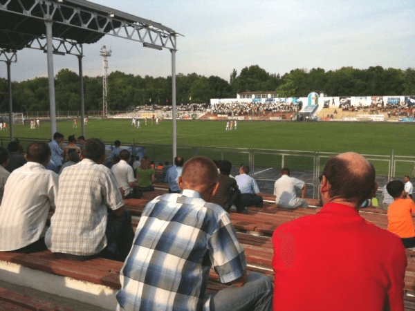 Stadion Metallurg, home stadium of AGMK