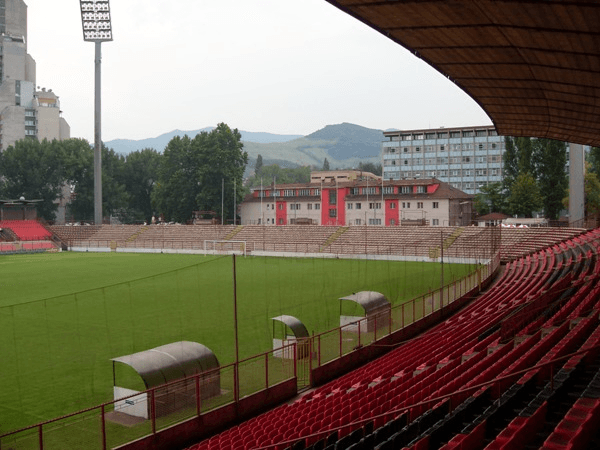 Stadion Bilino Polje, home stadium of Bosnia-Herzegovina