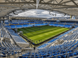 Štadión Tehelné pole, home stadium of SK Slovan Bratislava